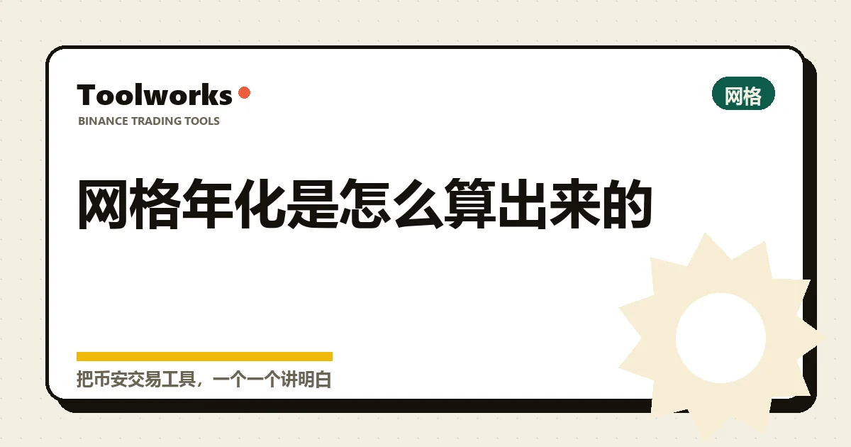 手绘风格示意:一个小小的两天收益被一台机器放大成巨大的年化百分比招牌
